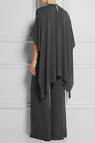 Thumbnail for your product : Valentino Cape-back silk jumpsuit