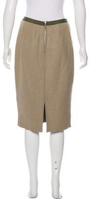 Lela Rose Cashmere Knee-Length Skirt