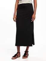 Fitted Black Maxi Skirt - ShopStyle