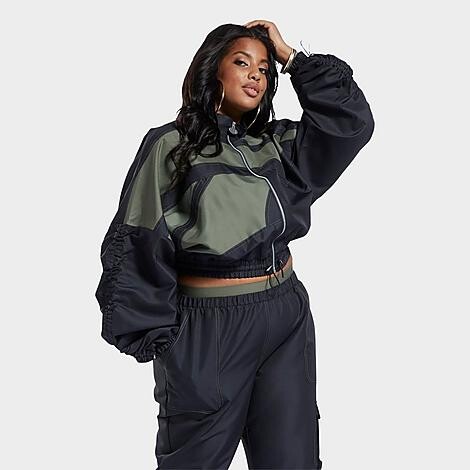 plus size satin jacket