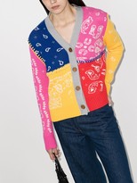 Thumbnail for your product : Mira Mikati Colour Block Paisley Pattern Cardigan