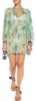 Thumbnail for your product : Matthew Williamson Draped Printed Coverup
