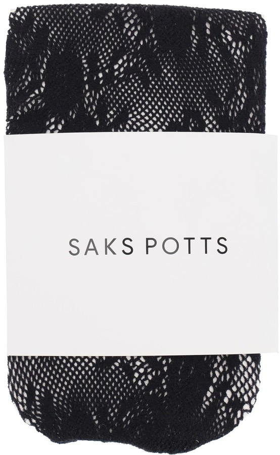 Saks Potts Lucy Monogram Tights - ShopStyle Hosiery