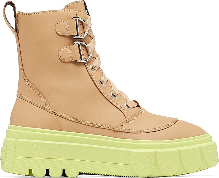 Sorel Women's Caribou X Lace-Up Boots - Green - Size 5