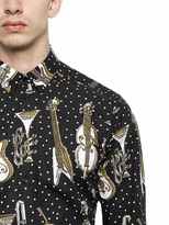 Thumbnail for your product : Dolce & Gabbana Instruments Printed Cotton Poplin Shirt
