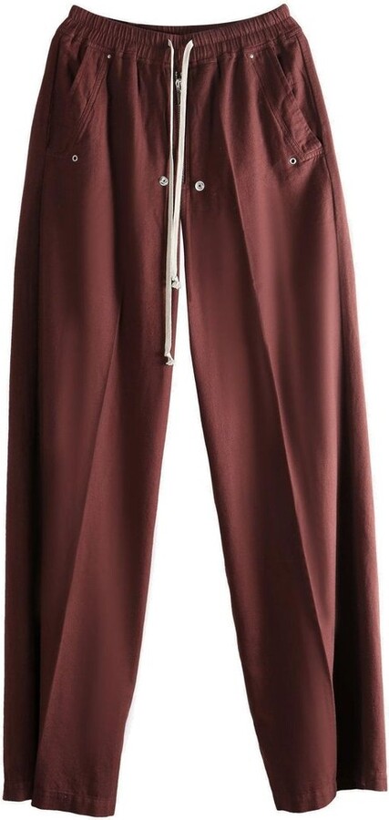 Rick Owens Drawstring Wide Leg Pants