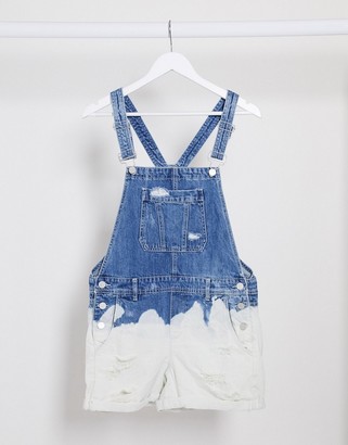 Blank NYC dungarees in blue ombre