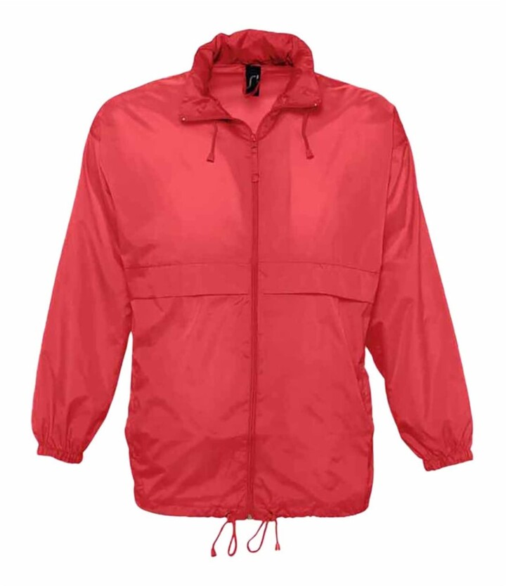 long red windbreaker