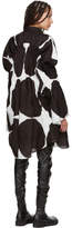 Thumbnail for your product : Junya Watanabe Off-White and Black Oversized Polka Dot Gathered Shirt Dress