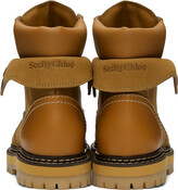 Thumbnail for your product : See by Chloe Beige Eileen Boots
