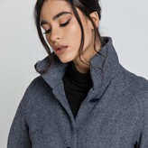 Thumbnail for your product : Conquista Women's Wool Blend Grey Mélange Coat
