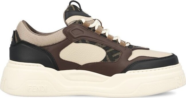 Fendi Force Lace-Up Sneakers ShopStyle Trainers Athletic Shoes