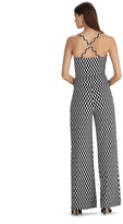 Thumbnail for your product : White House Black Market Strapless Wide Leg Printed Jumpsuit