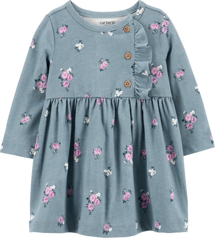 Carters Big Girls L/S Embroidery Gown 