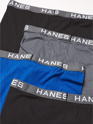 Hanes Men's Comfort Flex Fit Ultra Soft Cotton Modal Blend Boxer Brief 4- Pack - ShopStyle