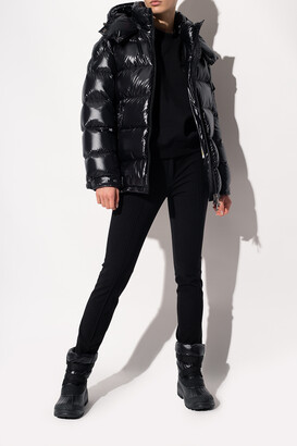 moncler summus belt faux shearling and rubber snow boots