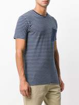 Thumbnail for your product : MC2 Saint Barth striped chest pocket T-shirt