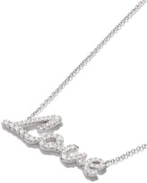 Thumbnail for your product : As 29 18kt white gold Essentials Love diamond necklace
