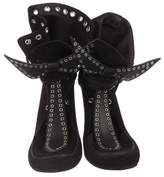 Thumbnail for your product : Isabel Marant Suede Grommet Bow Boots