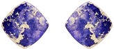Thumbnail for your product : Odell Design Studio Gold Mini Diamond Stud Earrings - Royal