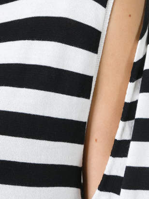 MM6 MAISON MARGIELA slit sleeve striped pullover