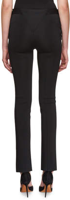 Givenchy Side-Button Boot-Cut Pants