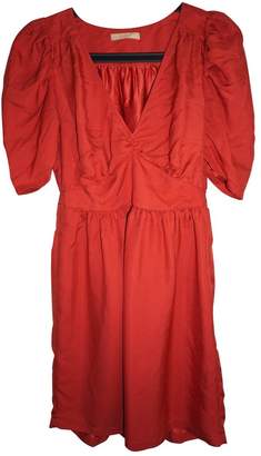 Sessun Red Silk Dress for Women