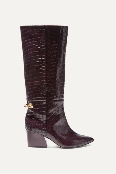 tibi croc boots