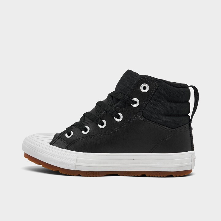 leather converse boys