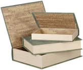 Thumbnail for your product : OKA Faux Shagreen Box Files, Set of 3