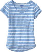 Thumbnail for your product : Old Navy Girls Slub-Knit V-Neck Tees