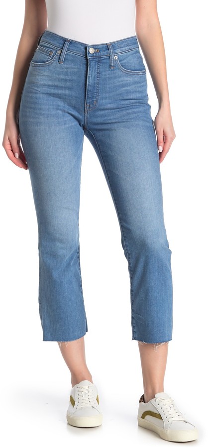 cali demi bootcut crop jeans madewell