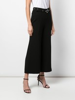Thumbnail for your product : Cinq à Sept Polly wide-leg crepe trousers