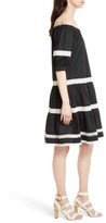 Thumbnail for your product : Kate Spade Women's Off The Shoulder Poplin Dress