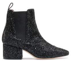 HUGO Chelsea boots with glitter uppers and leather trims