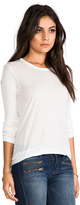 Thumbnail for your product : Wilt Long Sleeve Back Drape Tee