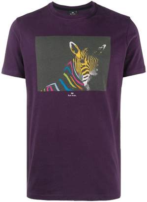 Paul Smith zebra print T-shirt