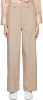 Thumbnail for your product : Ganni Beige Melange Suiting Trousers