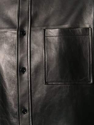 Bottega Veneta leather shirt
