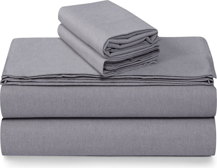 Tribeca Living Portuguese Cotton 4-Pc. Extra Deep Pocket Sheet Set, King