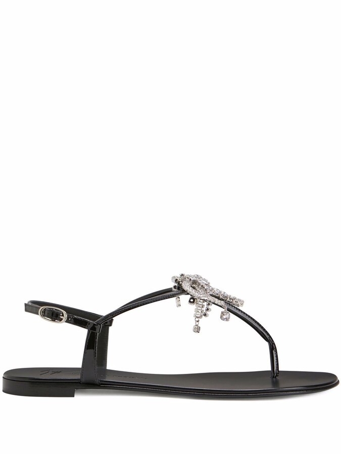Giuseppe Zanotti Flat Women's Sandals | Shop the world's largest collection  of fashion | ShopStyle