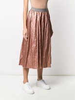 Thumbnail for your product : Fabiana Filippi Crumpled Midi Skirt