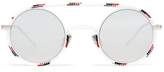 Thumbnail for your product : Christian Dior Sunglasses - Diorsynthesis Round Acetate Sunglasses - Mens - White