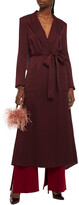 Thumbnail for your product : Roland Mouret Heath hammered silk-satin trench coat