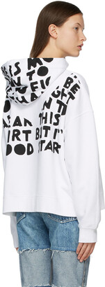 Maison Margiela White AIDES France Edition Charity Hoodie