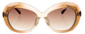 Linda Farrow Oversize Tinted Sunglasses