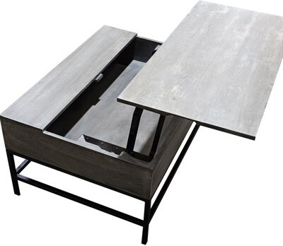 One Allium Way Gray Lift Top Coffee Table