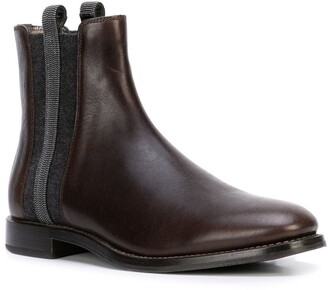 Brunello Cucinelli Flat Ankle Boots