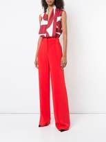 Thumbnail for your product : Victoria Beckham draped geometric blouse