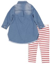 Thumbnail for your product : 7 For All Mankind Girls' Denim Dress & Leggings Set - Baby